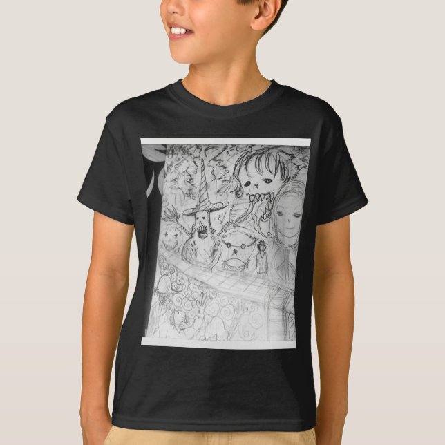 Yaie monstermanga anime t-shirt (Framsida)