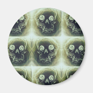 yaie Skull 666-nyckelkedja Magnet