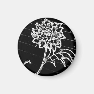yaie svarta rosor blomma goth emo    magnet