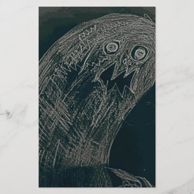 yaiemaskteckningen och din soul växer mörka brevpapper (Framsida)