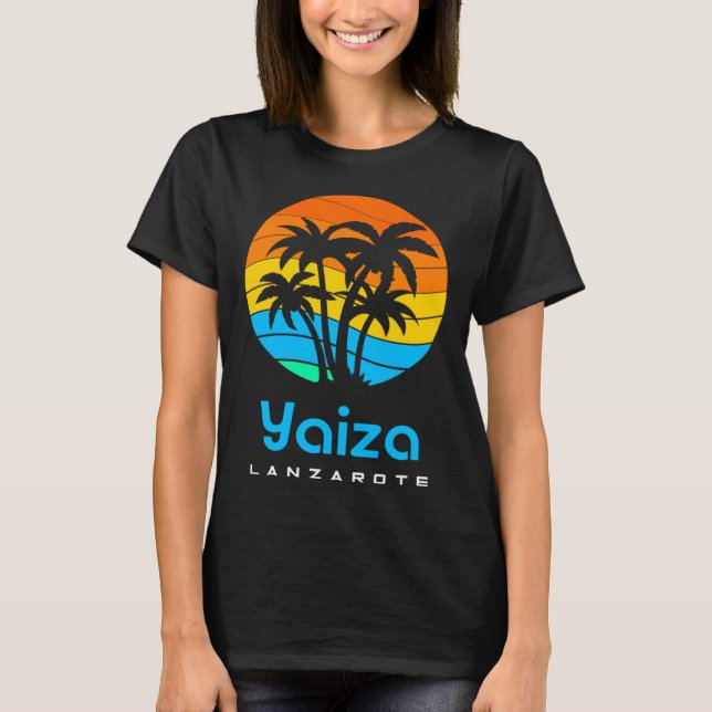 Yaiza Lanzarote T Shirt (Framsida)