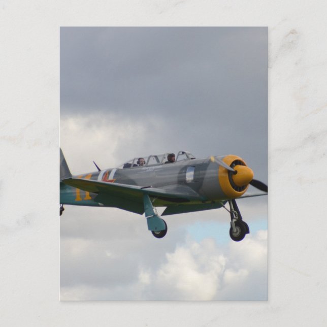 Yak 11 Fighter Trainer Vykort (Framsida)