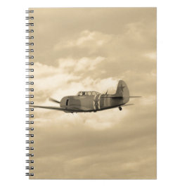 Yak 11 under flygning anteckningsbok med spiral