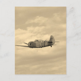 Yak 11 under flygning vykort