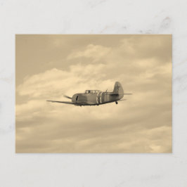 Yak 11 under flygning vykort