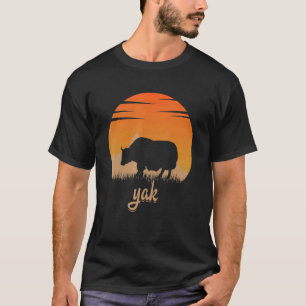 Yak Animal Hett i naturbeståndet T Shirt