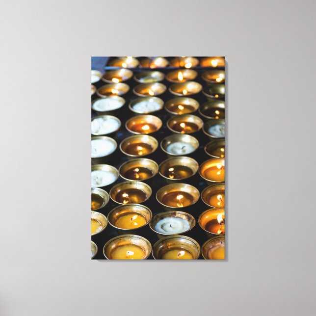 Yak Butter Candles Canvastryck (Framsida)