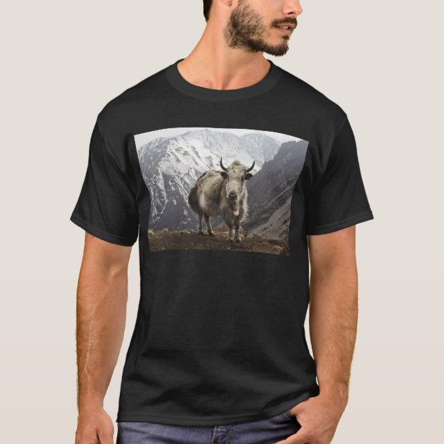 Yak i Nepal T Shirt (Framsida)