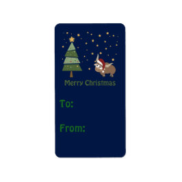 Yak jul Gift märkre Adressetikett