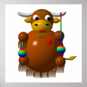Yak leker med Yo-Yos Poster