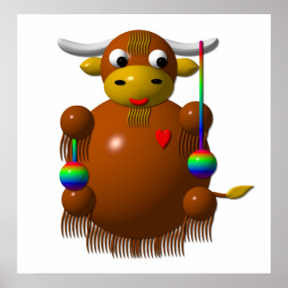 Yak leker med Yo-Yos Poster