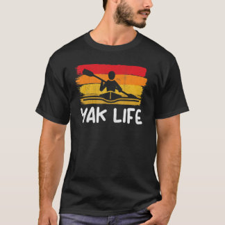 Yak Lifestyle Canoeing Kayaking Water Sport T Shirt