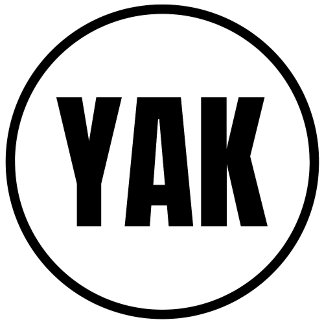 YAK - Yakutat Classic Round Sticker Runt Klistermärke