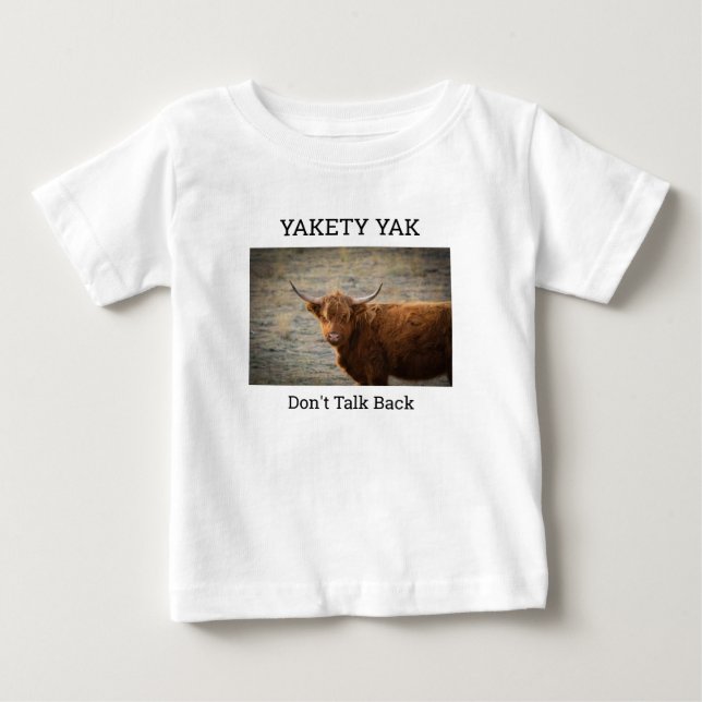 Yakety Yak-skjortan från baby T Shirt (Framsida)