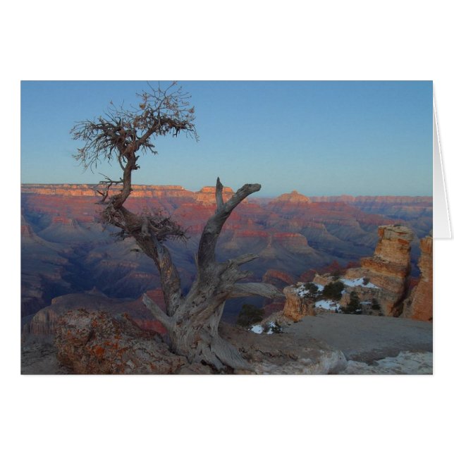 Yaki Point in Grand Canyon Hälsningskort (Framsidan Horizontal)