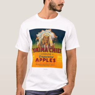 Yakima högsta Apple etikett - Yakima, WA Tee