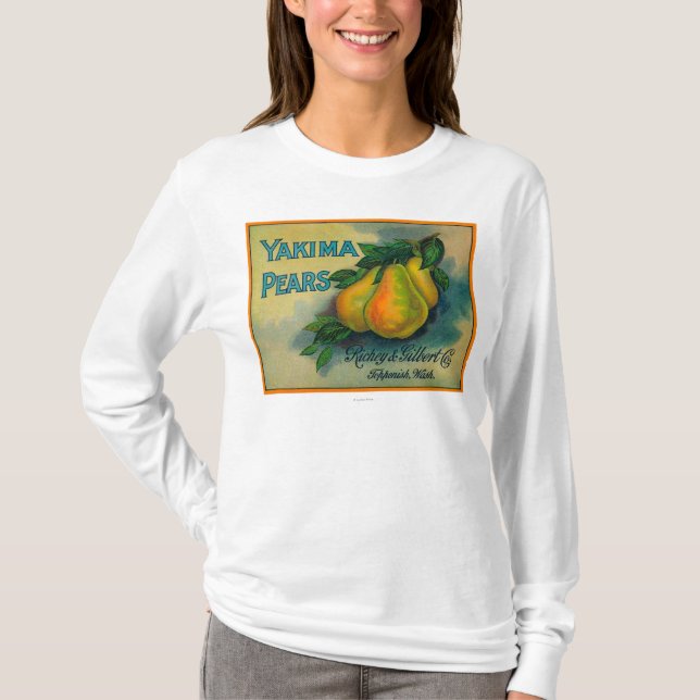 Yakima Pearslåda LabelToppenish, WA Tröja (Framsida)