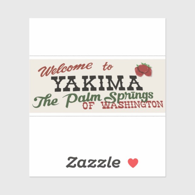 Yakima Washington Klistermärken (Ark)