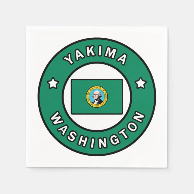 Yakima Washington Pappersservett (Framsidan)