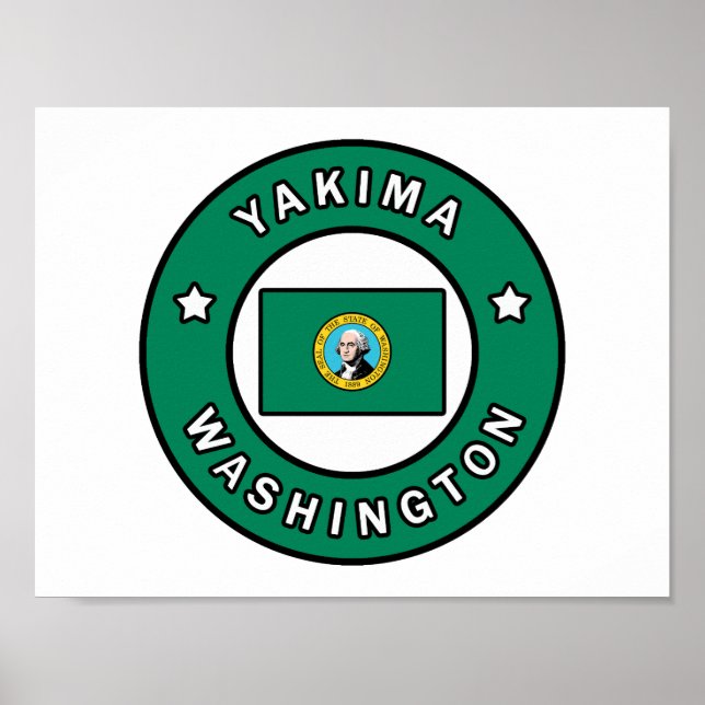 Yakima Washington Poster (Framsidan)