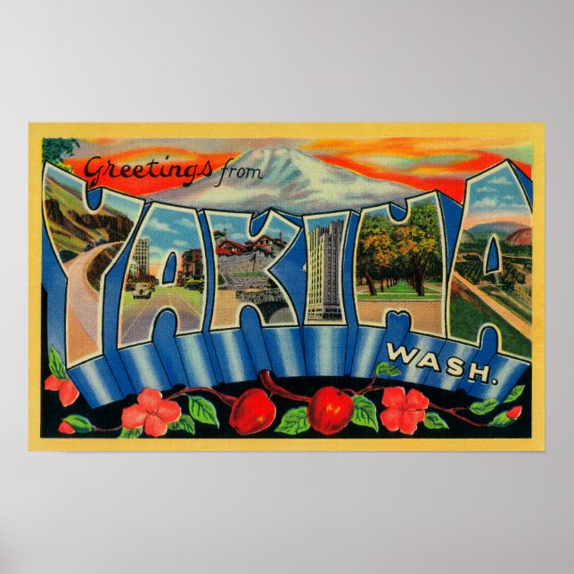 Yakima, Washington - Stora Brev Scenes Poster (Framsidan)