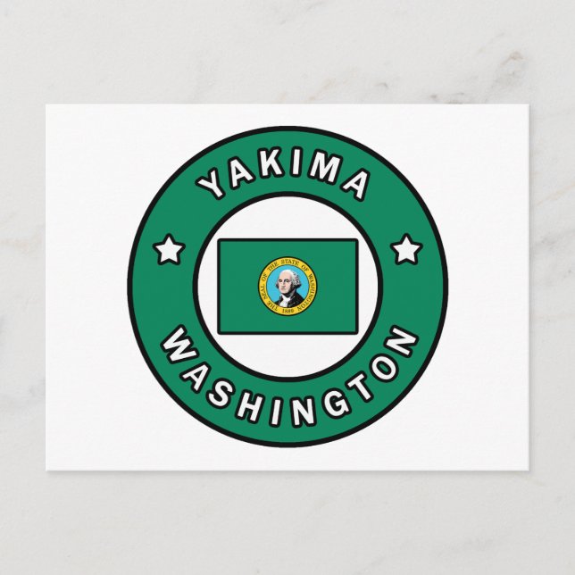 Yakima Washington Vykort (Framsida)