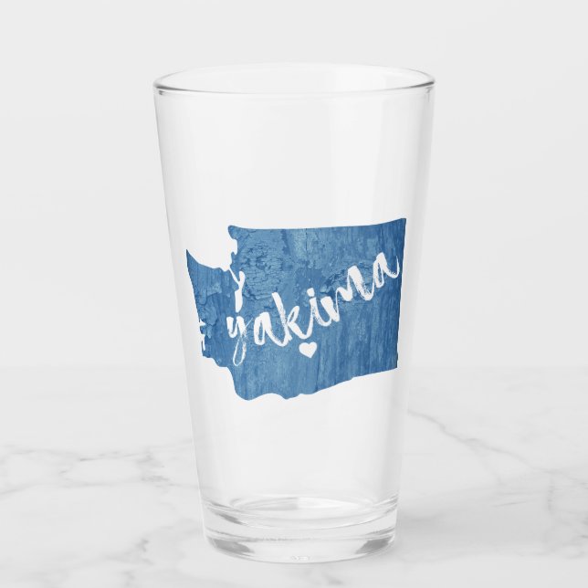 Yakima Washington Wood Grain Glaskopp (Framsida)