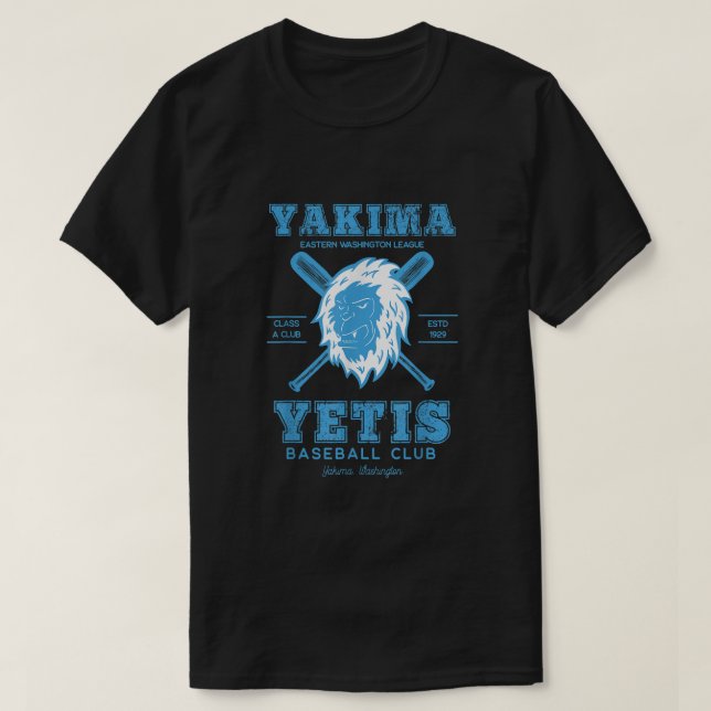 Yakima Yetis Retro Minor League Baseball Team2552 T Shirt (Design framsida)