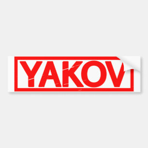 Yakov Frimärke Bildekal