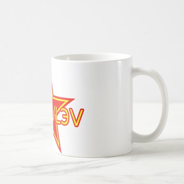 Yakovlev röd stjärna kaffemugg (Höger)