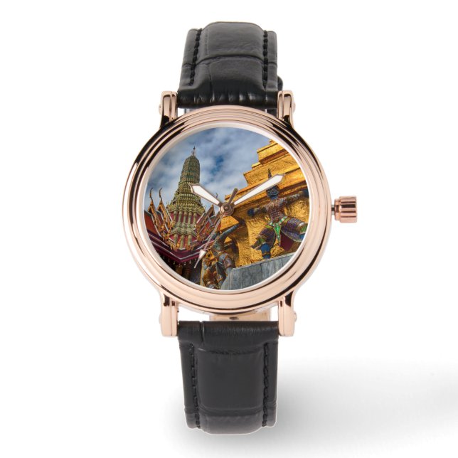 Yaksha vid Wat Phra Kaeo Armbandsur (Framsida)