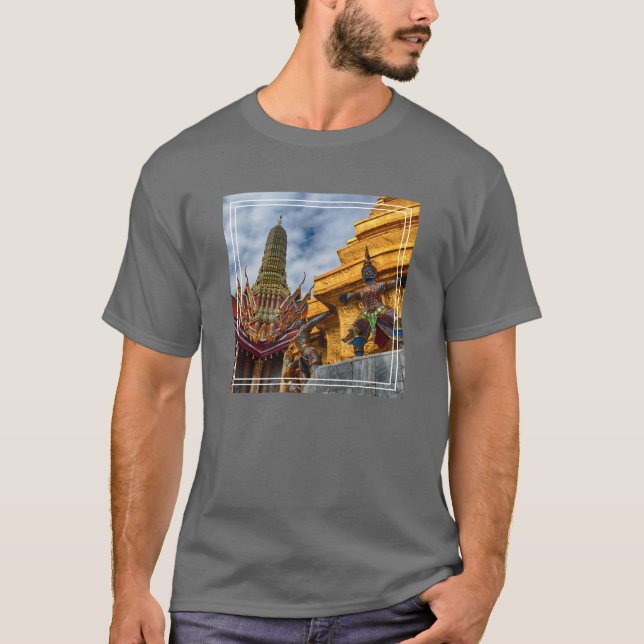 Yaksha vid Wat Phra Kaeo T Shirt (Framsida)