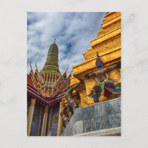 Yaksha vid Wat Phra Kaeo Vykort