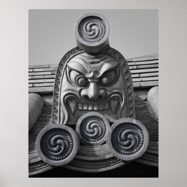 YAKUSHI-JI TEMPLE TAK TILE POSTER (Framsidan)