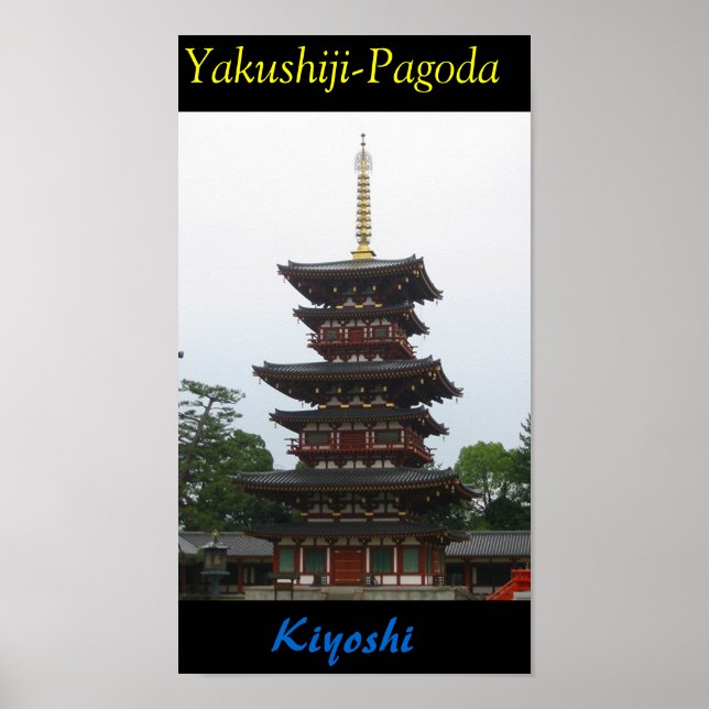 Yakushiji-Pagoda Poster (Framsidan)