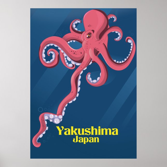 Yakushima Japan Travel-affisch Poster (Framsidan)