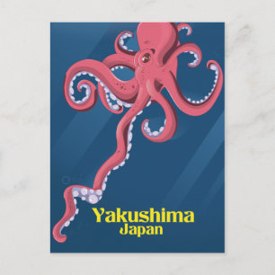 Yakushima Japan Travel-affisch Vykort