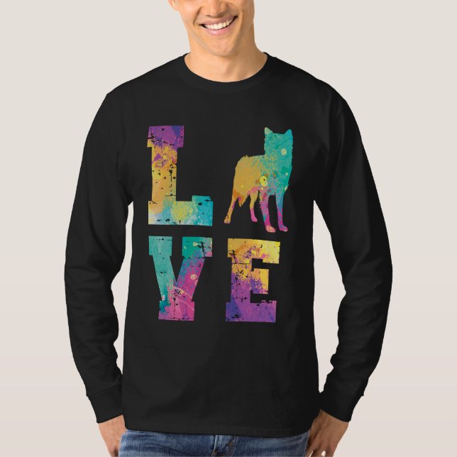 Yakutskaya Laika Love T Shirt (Framsida)