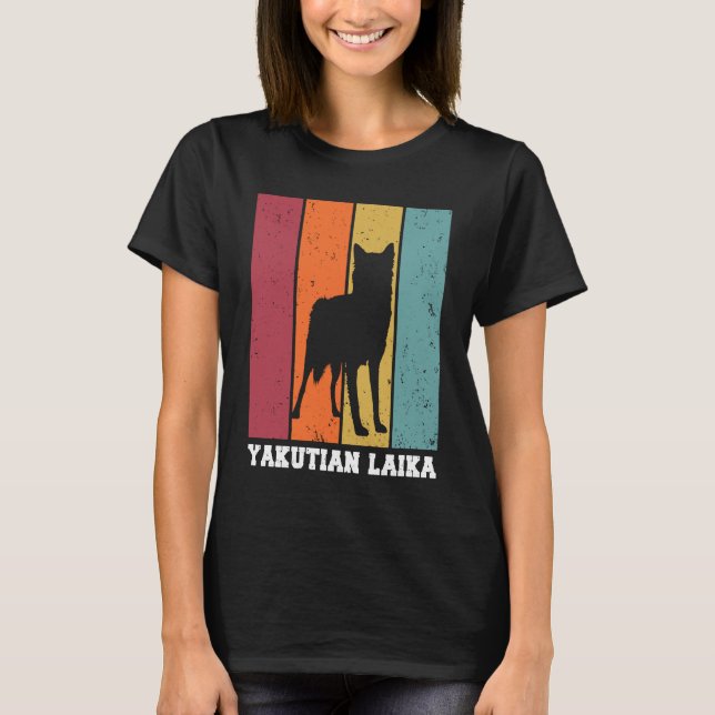 Yakutskaya Laika Vintage 2 T Shirt (Framsida)