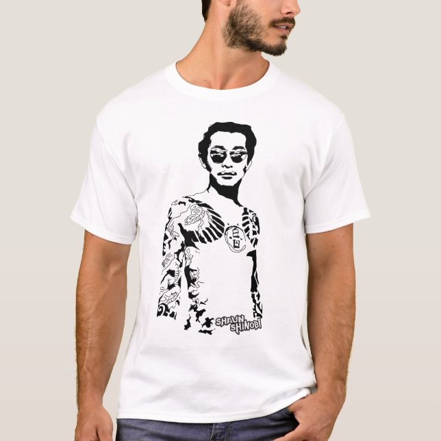 Yakuza tatuerar tee shirt (Framsida)