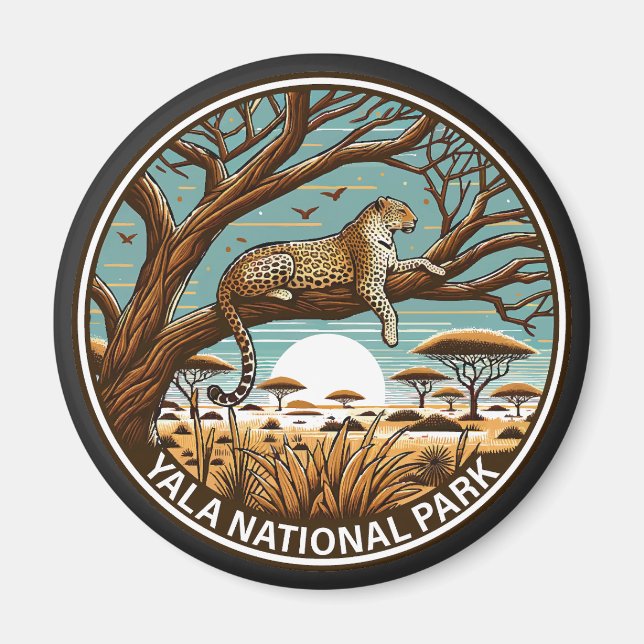 Yala National Park Sri Lanka Magnet (Framsidan)