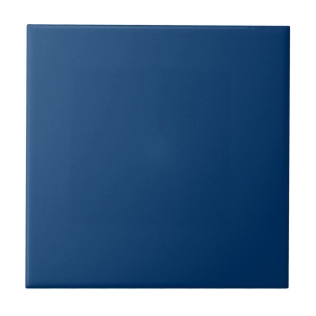 Yale Blue Solid Färg Tile Kakelplatta (Framsidan)