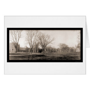Yale Campus Birdseye Photo 1902 Hälsningskort