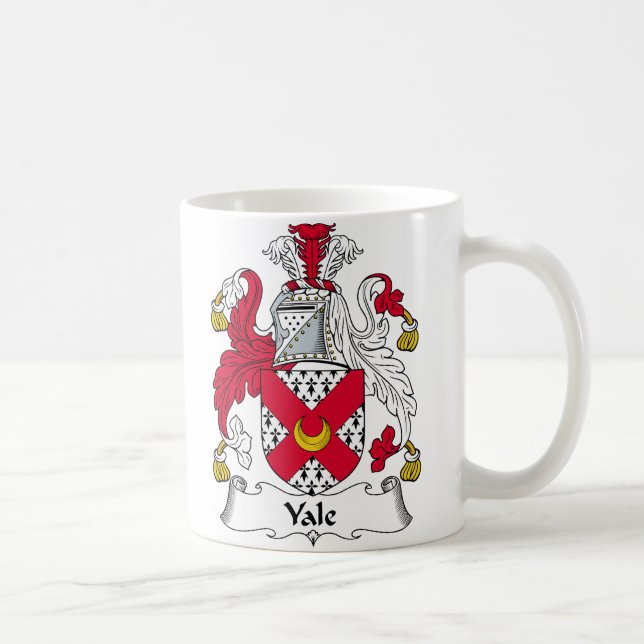 Yale familjvapensköld kaffemugg (Höger)