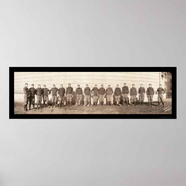 Yale Football Team Photo 1908 Poster (Framsidan)