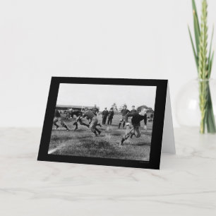 Yale fotboll övar 1912 kort