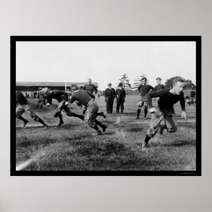 Yale fotboll övar 1912 poster