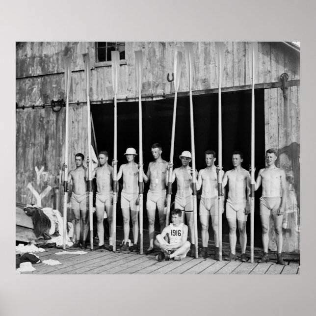 Yale Freshman Crew: 1916 Poster (Framsidan)