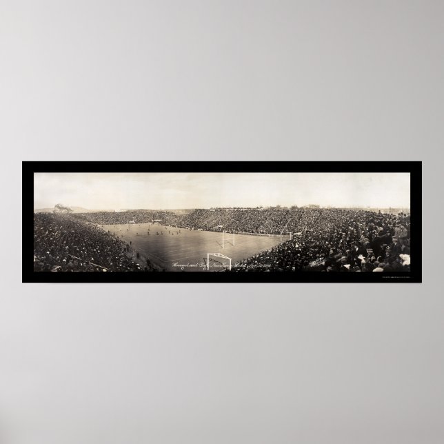 Yale Harvard Fotboll 1910 Poster (Framsidan)