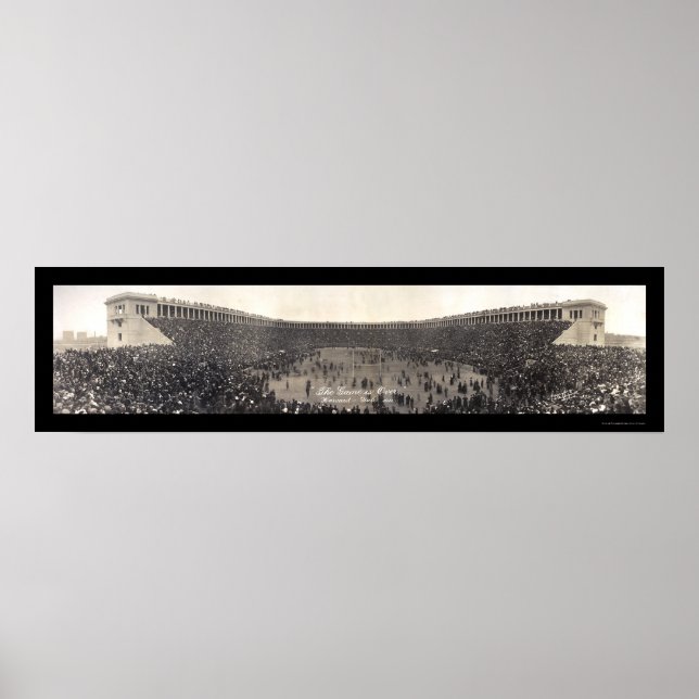 Yale Harvard Game over Photo 1911 Poster (Framsidan)